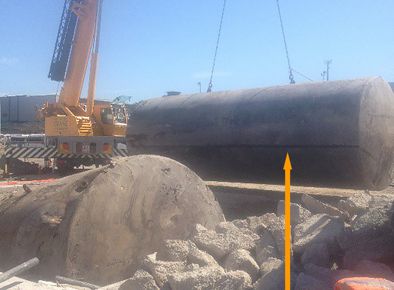 Fuel Tanks Lifted Out Fuel Tanks Lifted Out